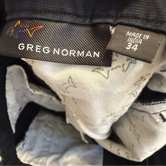Greg Norman Collection Black Cargo Shorts Classic Fit - Picture 9 of 10
